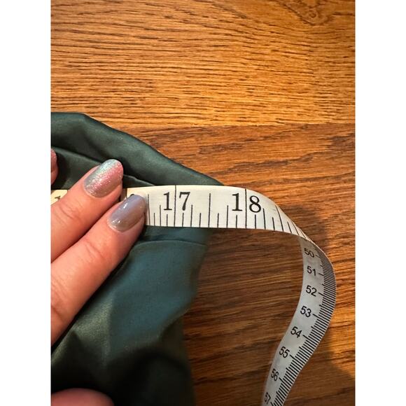 ASOS DESIGN Women’s Satin Corset Top Emerald Green Size 14 – NWT Statement Top - Picture 6 of 7